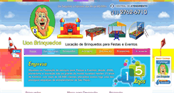 Desktop Screenshot of lionfestaseeventos.com.br